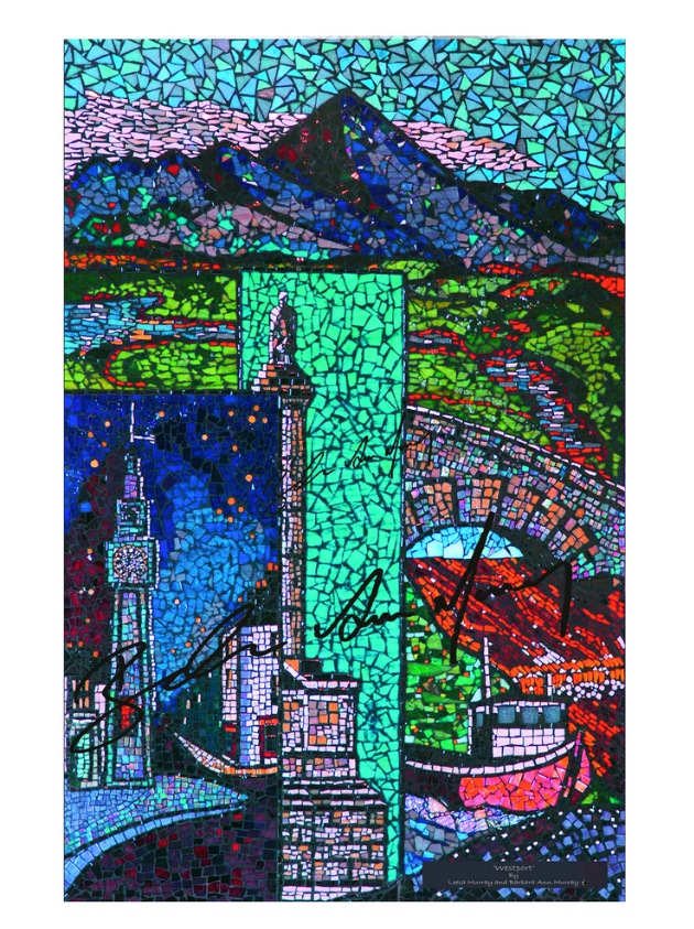 Westport | Price: €100 Mosaic Print of Westport County Mayo